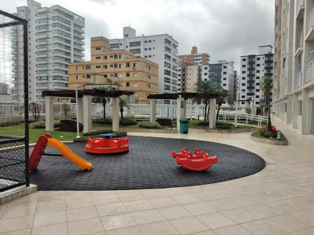 Lindo Apartamento Novo Praia Grande Ocian 50 Metros Da Praia Exterior foto